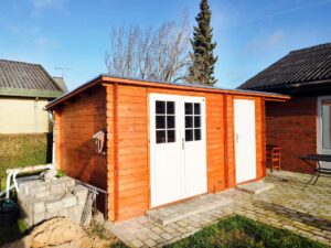 15,5 M² SKUR - MARY 8 MED HALVTAG