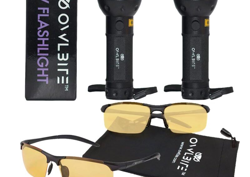 2 stk. Ravlygte Original med 2 stk. Ravbriller til voksne fra danske OwlBite