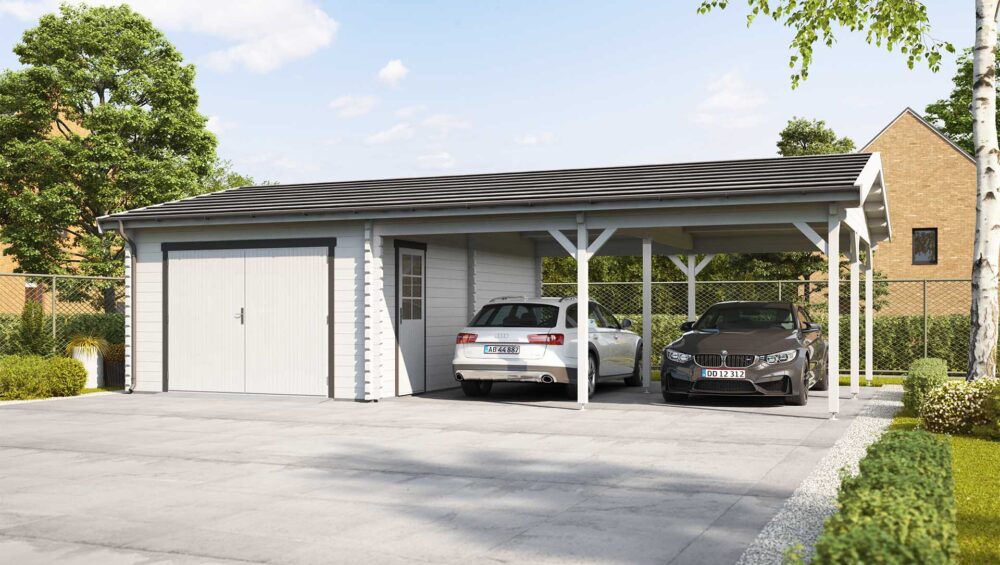 55,2 M² CARPORT - HANS 5 MED GARAGE/SKUR