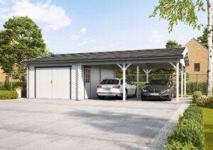 55,2 M² CARPORT - HANS 5 MED GARAGE/SKUR