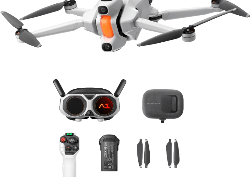 Antigravity A1 Drone - 8K 360 - Standard Bundle - Verdens Første 360 Drone