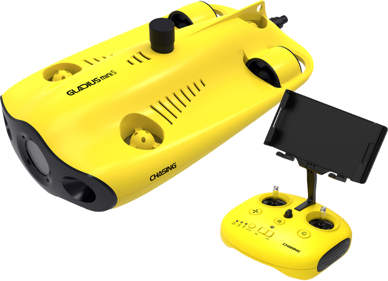 Chasing Gladius Mini S (200 meter) undervandsdrone og udrone