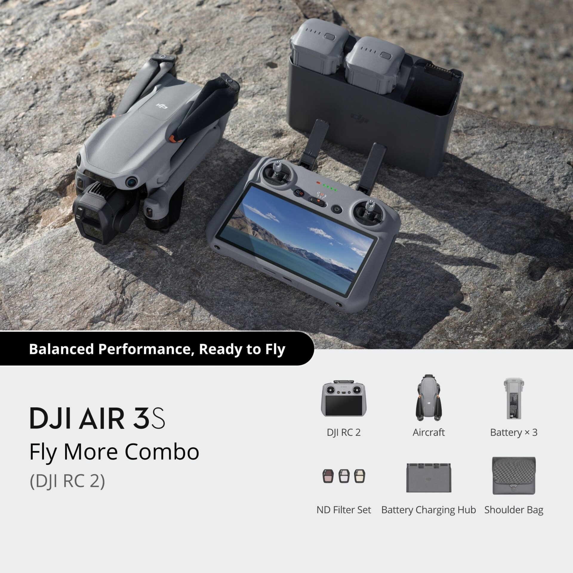 DJI Air 3S Fly More Combo (DJI RC 2) – Test og Anmeldelse 2026