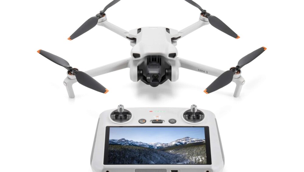DJI Mini 3 med DJI RC smartcontroller + GRATIS 2 stk. valgfri bøger om droner