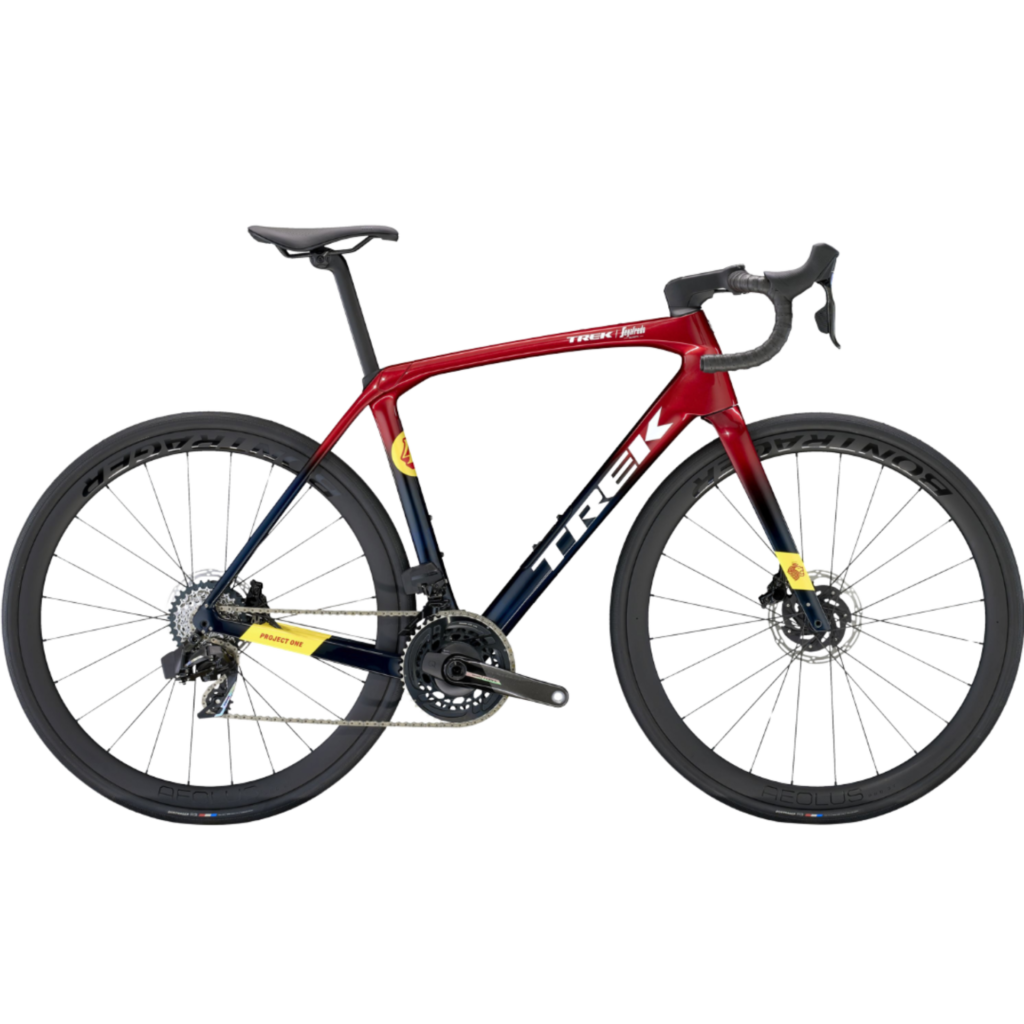 Domane SLR 7 AXS Gen 4 - Metallic Red Smoke to Blue Smoke Fade