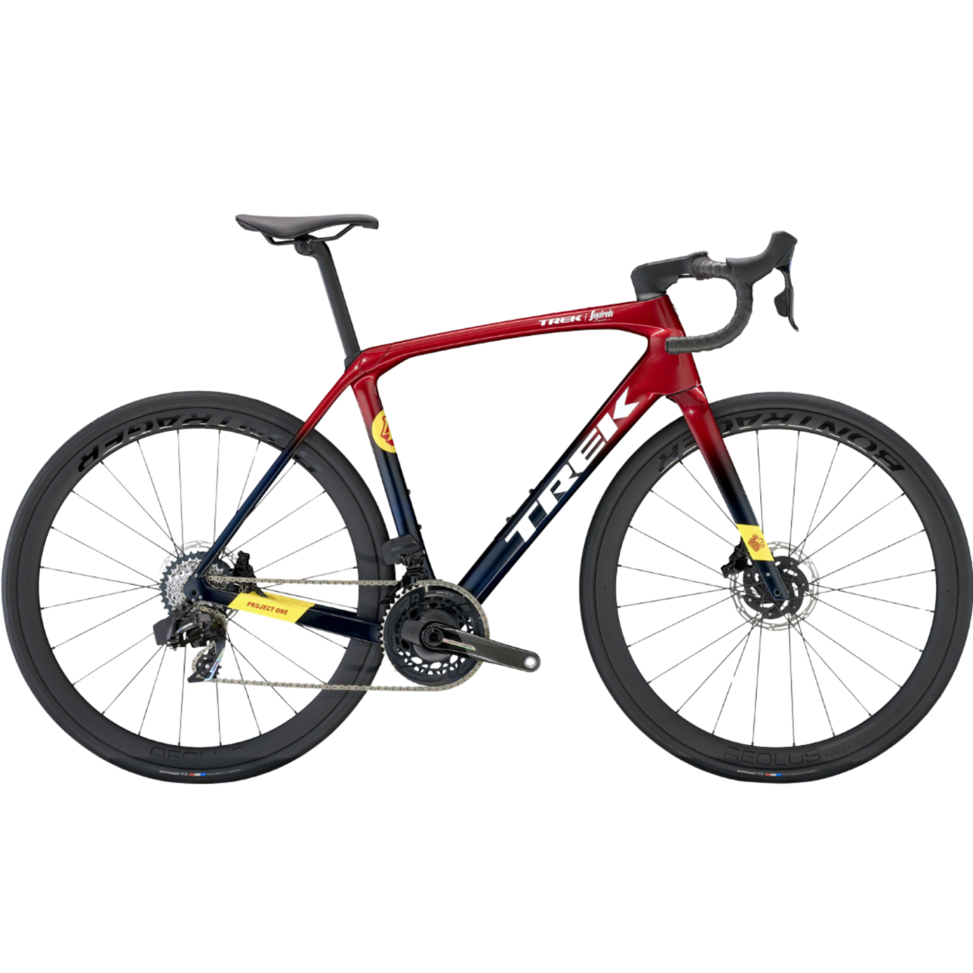 Trek Domane SLR 7 AXS Gen 4 – Metallic Red Smoke to Blue Smoke Fade – Test og Anmeldelse 2026