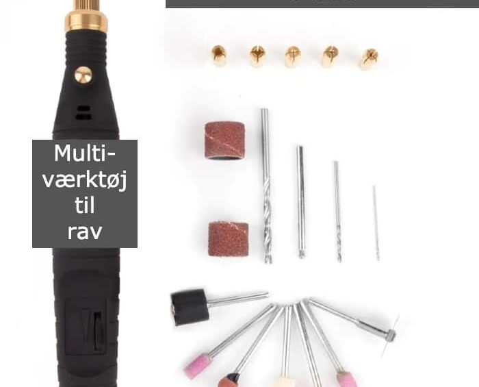 Lille Elektrisk Bor - Multiværktøj til gravering, beskæring, polering, og bor til hul