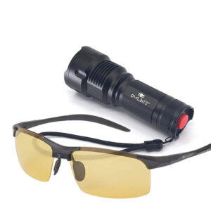 Ravlygte: 2-i-1 combi UV & LED lygte - OwlBite kvalitet - Ravlygte + ravbrille