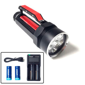 Ravlygte: AmberExpert XLC6 | Den professionelle UV-ravlygte - AmberExpert XLC6 - Med XTAR-lader, adapter og 2 batterier