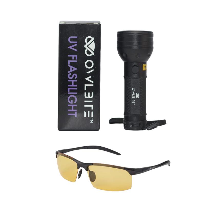 Ravlygte Original + Ravbrille - Kraftig UV-lygte fra danske OwlBite