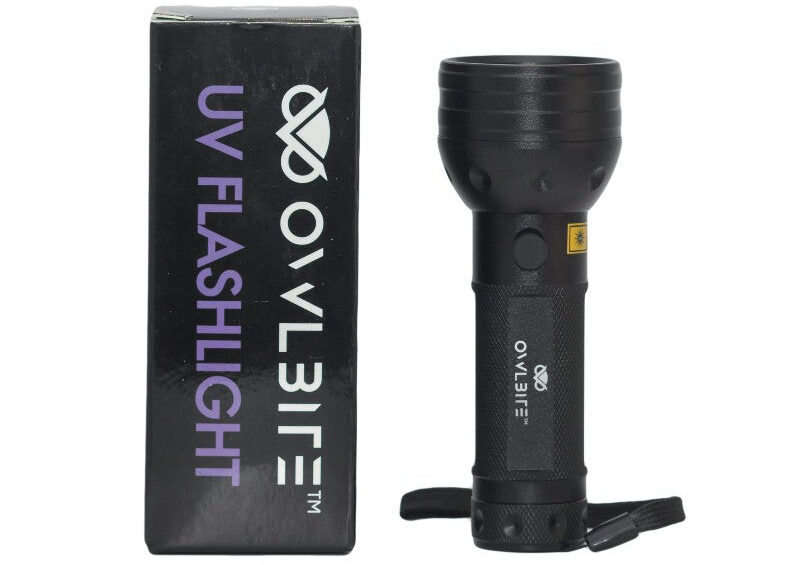 Ravlygte Original fra danske OwlBite | Kraftig UV-rav-lygte - Ravlygte Original