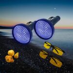 Ravlygter: 2 stk UVA128 fra SamuEye + 2 stk. Ravbriller