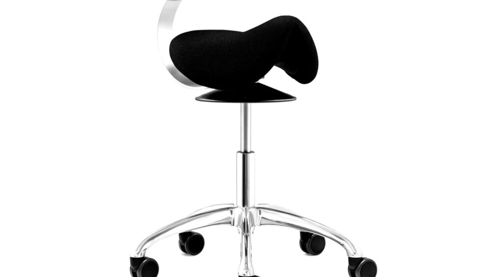 Roll Rodeo sadelstol med ryglæn