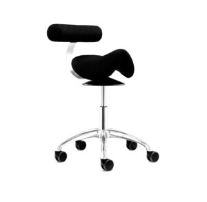 Roll Rodeo sadelstol med ryglæn