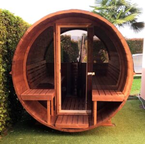 SAUNA - DESIGN SELV (Inkl HUUM ovn)