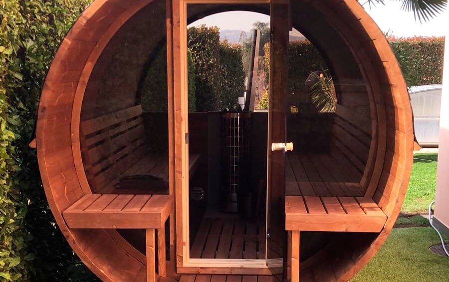 SAUNA - DESIGN SELV (Inkl HUUM ovn)