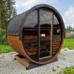Sauna - Deluxe (KING SIZE FRONT - Færdigbygget) 160cm lang