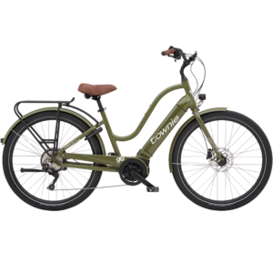 Townie Path Go! 10D EQ med lav på-/afstigning - Olive