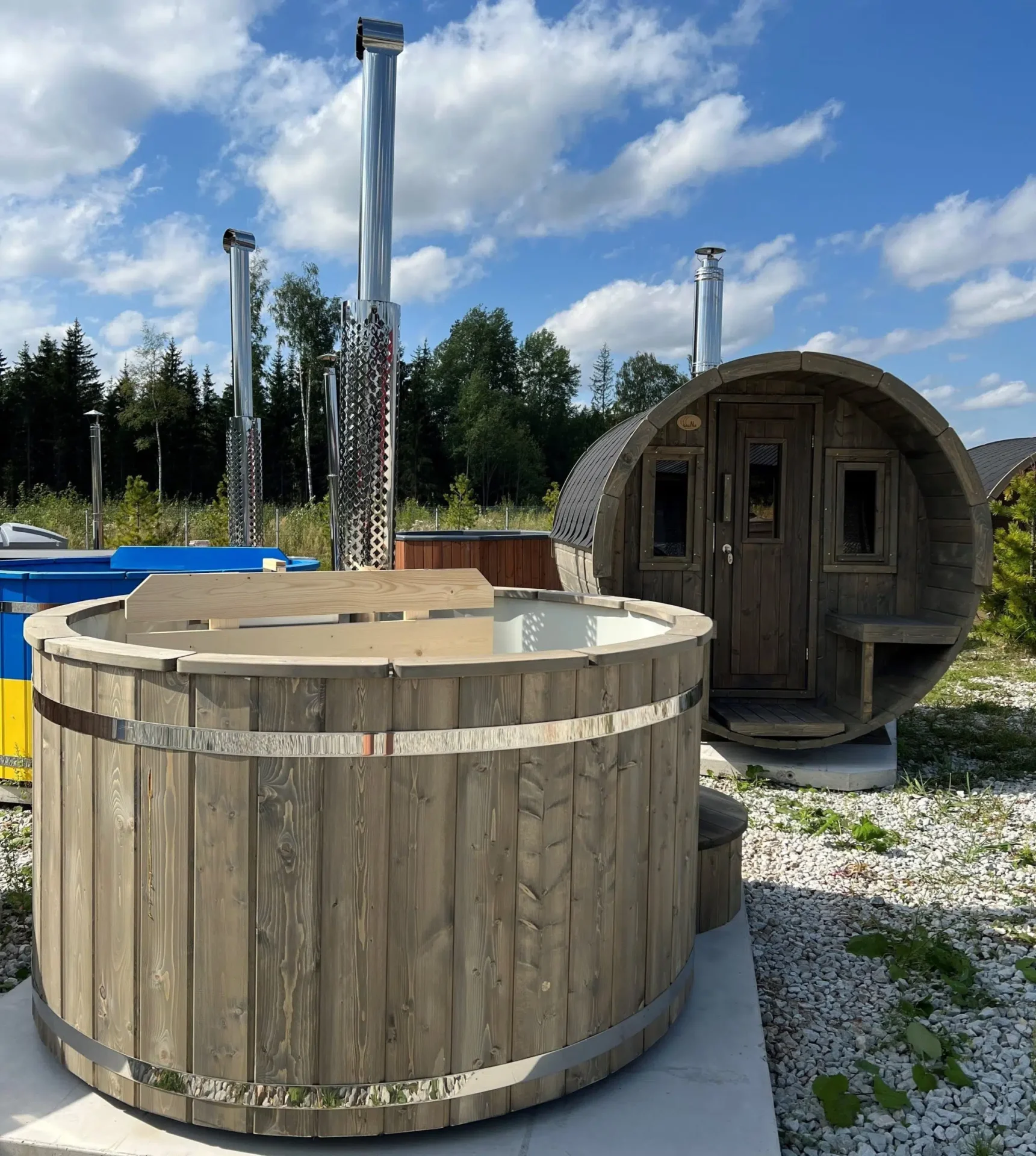 Sauna & Wellness Test 2026: Vildmarksbad med PVC inddækning