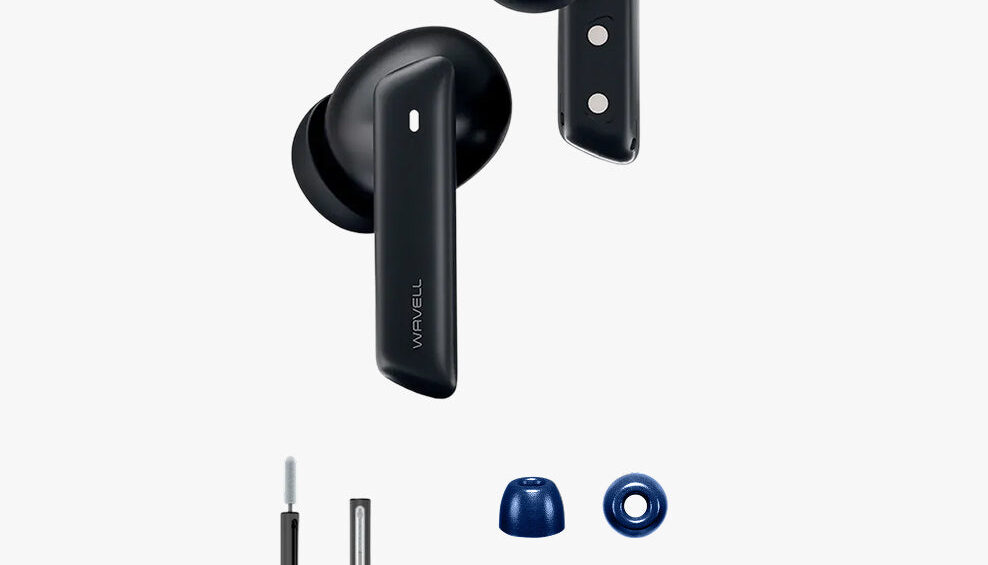 Wavell 3 Pro - Trådløse bluetooth in-ear høretelefoner med Noise Cancelling | Audio Experience pakke