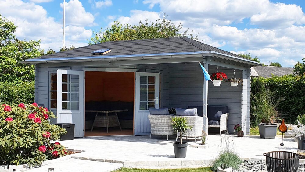 7,3 M² + 8,2 M² PAVILLON - LOTTE 1 MED HALVTAG