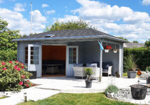 Havepavillon Test 2026: 7,3 m² + 8,2 m² Pavillon – Lotte 1 med Halvtag – Anmeldelse