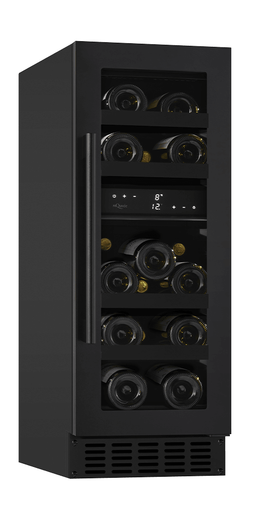 Anmeldelse: Indbygbar vinkøleskab 30 cm bred - WineCave 700 30D All Black - sort vinkøleskab - 2 temperaturzoner — testet maj 2026