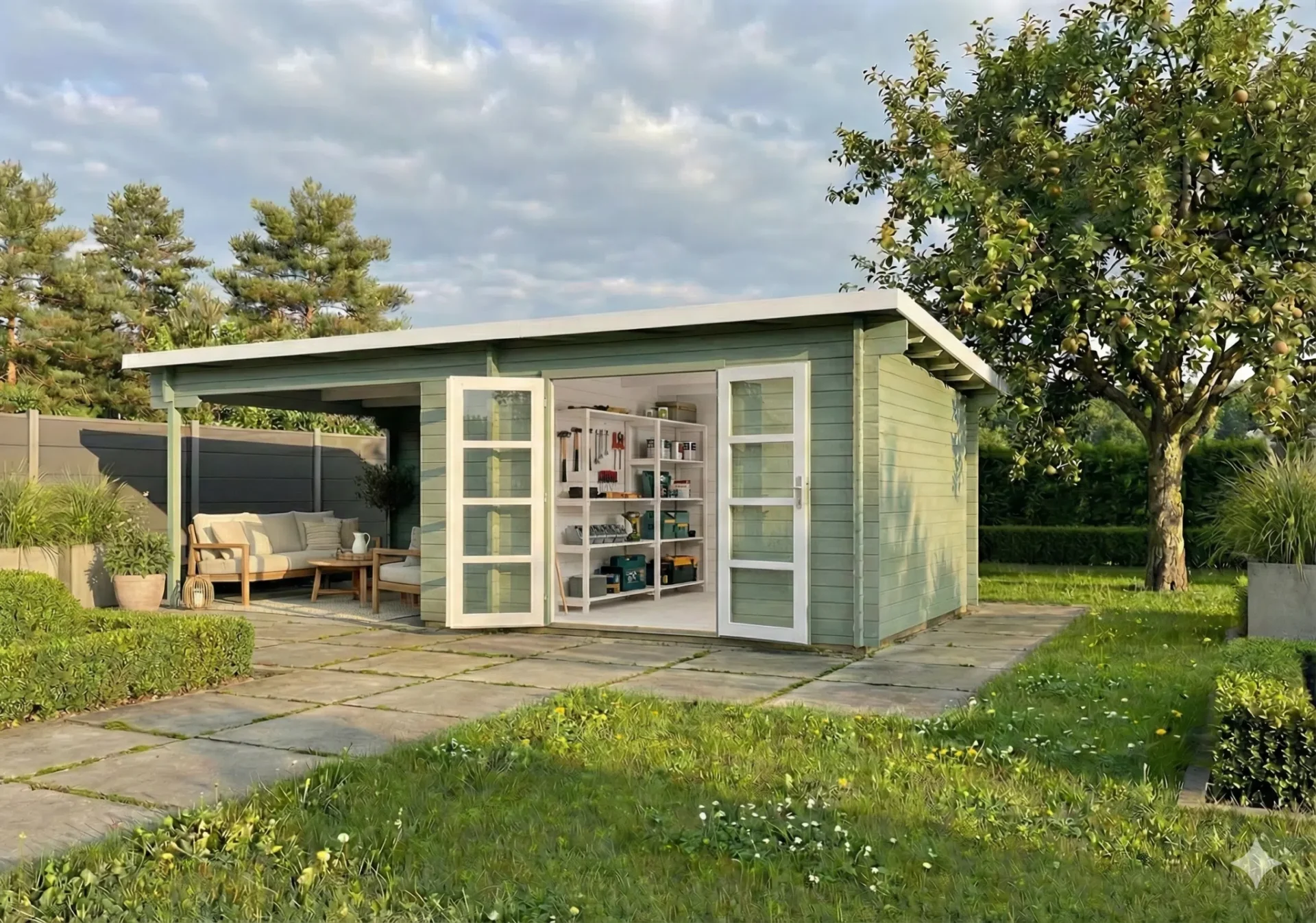 Havehuse 10-15 m2 2026: Silje Havehus m. Lounge – Anmeldelse