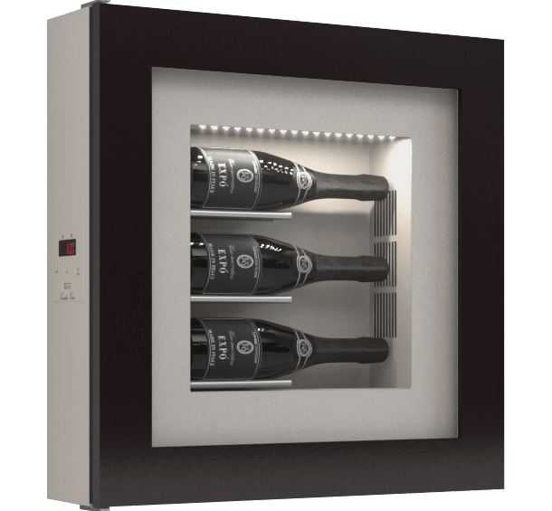 Væghængt vinkøleskab - Quadro Vino 30 Custom Made