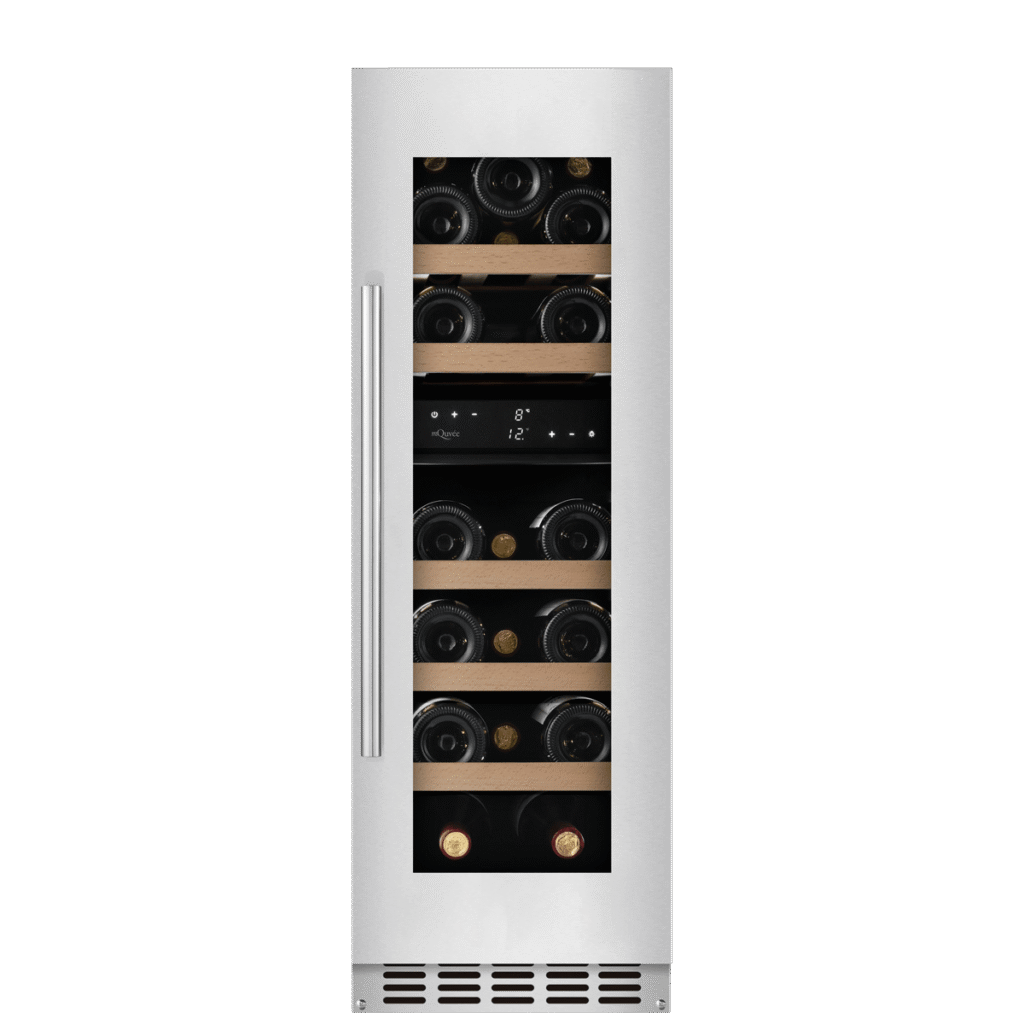 Anmeldelse: Vinkøleskab til indbygning 30 cm bred - WineCave 780 30D Stainless - Rustfrit vinkøleskab - 780 mm høj — testet maj 2026