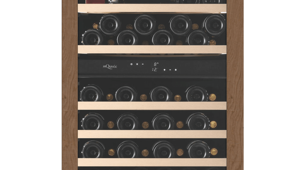 Vinkøleskab til indbygning 60 cm - mQuvée WineCave Exclusive 780 60D Panel Ready, Push pull dør