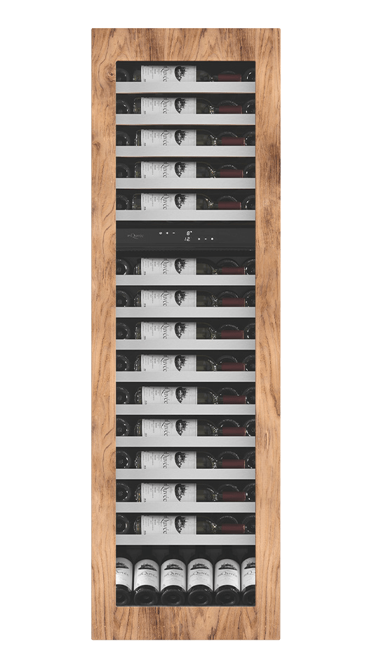 Anmeldelse: Vinkøleskab til indbygning 60 cm - mQuvée WineKeeper Exclusive 112D Panel Ready Push/Pull, 2 temperaturzoner, 115 flasker — testet maj 2026