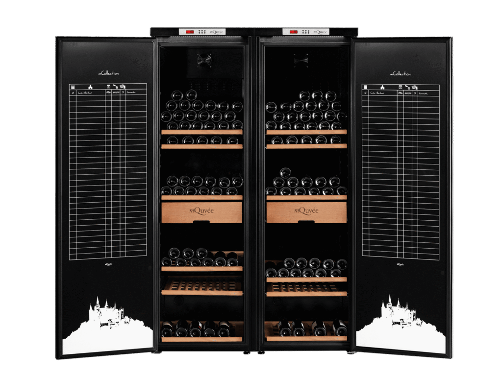 Anmeldelse: Vinlagringsskab dobbelt Europaproduceret, 474 flasker, mQuvée WineStore 1200, sort, robust — testet maj 2026