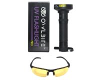 Ravlygte Pro&trade; fra danske OwlBite® | Kraftig UV-rav-lygte - Ravlygte Pro + Ravbrille voksen