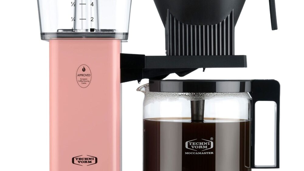 Moccamaster Optio kaffemaskine, pink